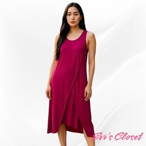 Soho New York Company Jeans Cover Up Front Split Dress Sz XL